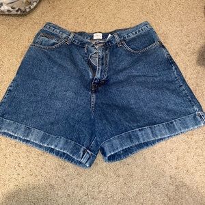 Vintage Calvin Klein High Rise Cuffed Shorts